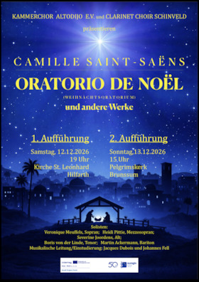 Kammerchor Altodijo - Oratorio de Noël (Weihnachtsoratorium) von Camille Saint-Saëns