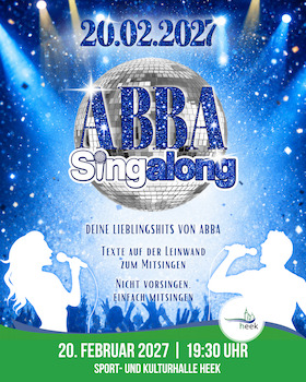 ABBA Singalong - Heek singt