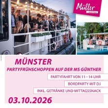 Partyfrühschoppen auf der MS Günther
