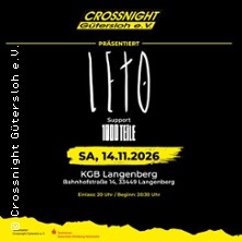 Leto - Präsentiert von Crossnight Gütersloh e.V.