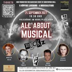 All about Musical - Rockz - mit Jessica Kessler, Brigitte Oelke, Rob Fowler und Robin Reitsma