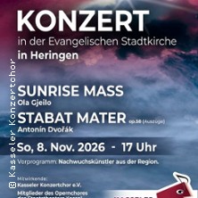 Konzert Sunrise Mass, Stabat Mater, Musical Ausschnitte
