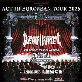 Death Angel - Act III European Tour 2026