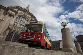 Mit dem Oldtimerbus durch Fürth