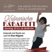 kulinarisches Musik-Kabarett inkl. 4-Gang Menü