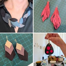 Jewellery Workshop with Upcycled Leather