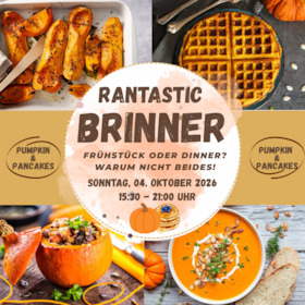 Rantastic Brinner – Breakfast meets Dinner- Pumkin & Pancakes – Brinner im Oktober
