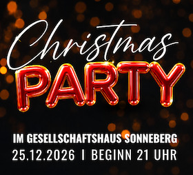 Christmas Party - Traditionelles Highlight am 1.Weihnachtsfeiertag