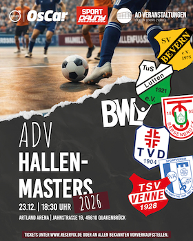 ADV Hallenmasters 2026 powered by Volvo OsCar