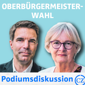 CZ-Wahlpodium zur Oberbürgermeisterwahl