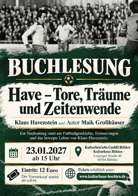 Lesung - "Have - Tore, Träume und Zeitenwende"