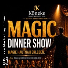 Magic Dinner Show mit 3-Gang-Menü - Die besondere Dinner Show
