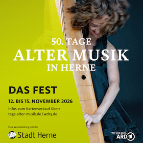 Ein Abend in Händels London - Tage Alter Musik in Herne 2026
