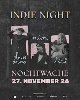 INDIE NIGHT w/Deer Anna, Mimi & Lisl - Indie-Night