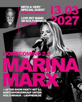 MARINA MARX & Band live: HOMECOMING 2.0