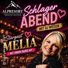 Schlagerabend mit DJ Wiesen & MELIA
