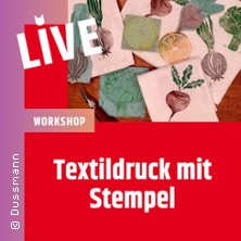 Textil Druck mit Stempeln