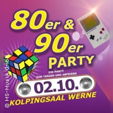 80er & 90er Party 2026 Werne - Kolpingsaal | Einlass ab 18 Jahren.
