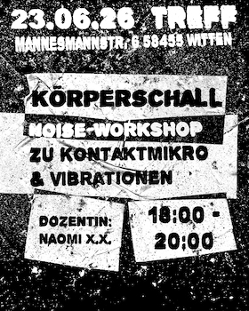 Noise-Workshop - Körperschall