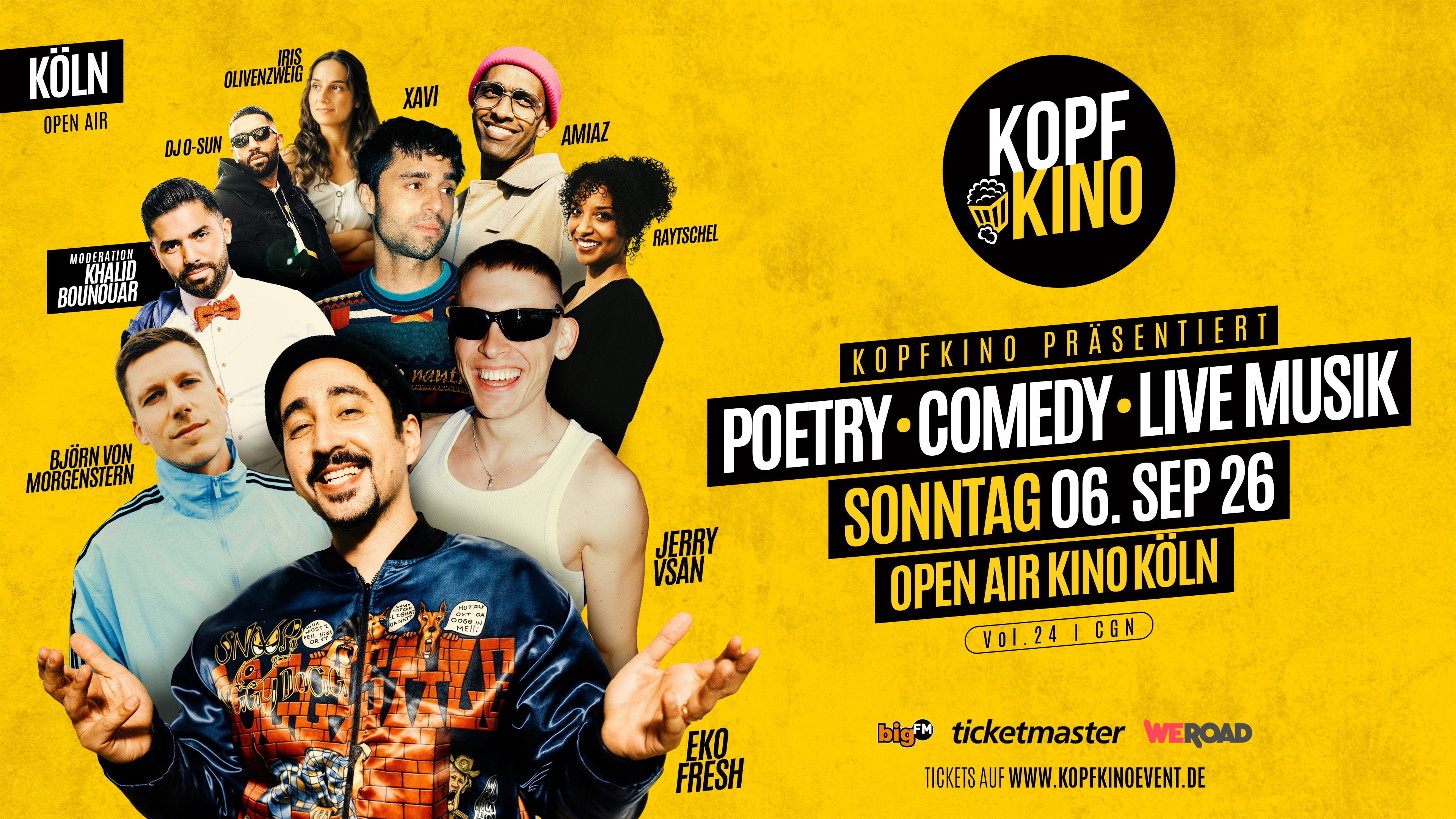 Kopfkino Vol.24: Comedy • Poetry • Live Musik "Open Air"