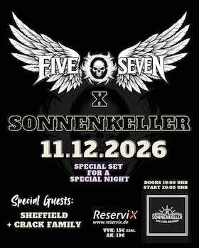Five O Seven + Sheffield + Crack Family - Pure Rock n Roll & Heavy Stuff