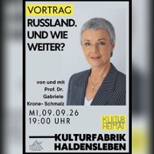 Russland:Und wie Weiter? - Vortrag von Prof. Gabriele Krone-Schmalz