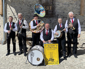 Butterbrezel-Jazz im Schlosshof mit Hardt Stompers
