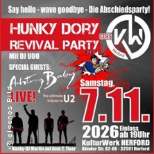 Hunky Dory Revival Party + Special guests: Achtung Baby