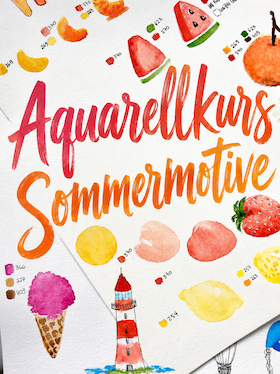 Kreativworkshop: Aquarell Sommermotive