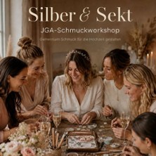 Silber & Sekt | JGA-Schmuckworkshop | Gemeins. Schmuck für die Hochzeit gestalten