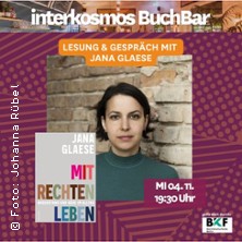 interkosmos BuchBar mit Jana Glaese - Mit Rechten leben-Widerstand und nähe im Al