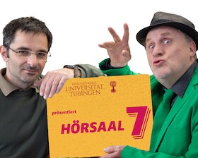 Hörsaal 7 - Herr Hämmerle, Professor Slama und Schrödingers Katze