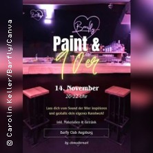 Paint & Sip 90er Edition Augsburg Barfly