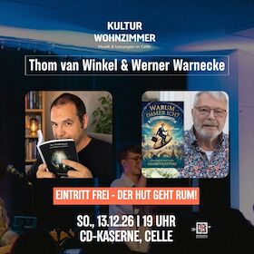 Thom van Winkel & Werner Warnecke: Lesung zwischen Welten - Wohnzimmerkonzert in Halle 13
