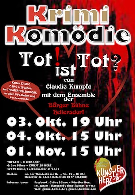 Tot ist Tot - Kriminalkomödie - Krimikomödie
