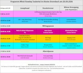 MIND-FLOWDAY Kloster Bronnbach