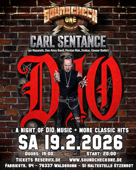 CARL SENTANCE – A Night of Dio & Rock Classics - (ex-) Nazareth Sänger performt DIO & weitere Klassiker