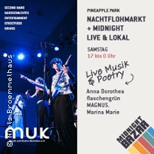 Nachtflohmarkt + Midnight Live & Local | Singer-Songwriters & Poetry