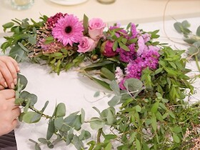 Flower Loops mit Frischblumen: Frühlingslust