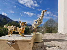 Workshop Schule der Fantasie: "Papiertiger, Zeitungsente und Co"