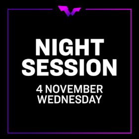 Night Session Ticket | Wed. 4 NOV | Round of 32 | 5 Matches