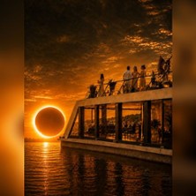 Sonnenfinsternis-Fahrt auf SEAVIEW YACHT