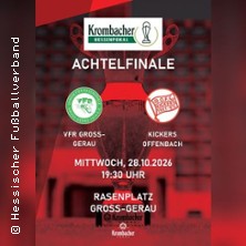 VfR Groß-Gerau vs. Kickers Offenbach / Hessenpokal - Achtelfinale