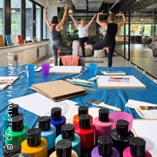 Flow & Farbe–Yoga trifft Kunst