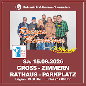 750 Kerbborschte un mäih! - Rodgau Monotones / Vorband: Witchcraft