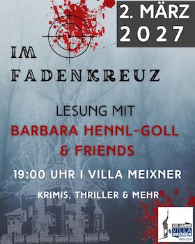 Krimilesung Barbara Hennl-Goll & Friends - Im Fadenkreuz: Krimis, Thriller & mehr