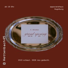 grand opening - apparatehaus