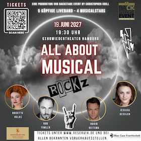 All about Musical - Rockz - mit Jessica Kessler, Brigitte Oelke, Rob Fowler und Robin Reitsma