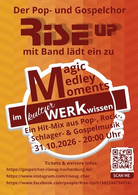 Magic Medley Moments - Ein Hit-Mix aus Pop-, Rock-, Schlager- & Gospelmusik