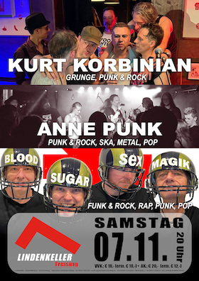 KURT KORBINIAN - feat. „ANNE PUNK“ & „BLOOD SUGAR sex MAGIK“